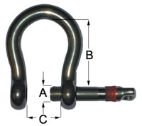 Shake Proof Bow Shackles