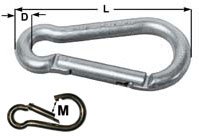 Key Lock Carbine Hooks